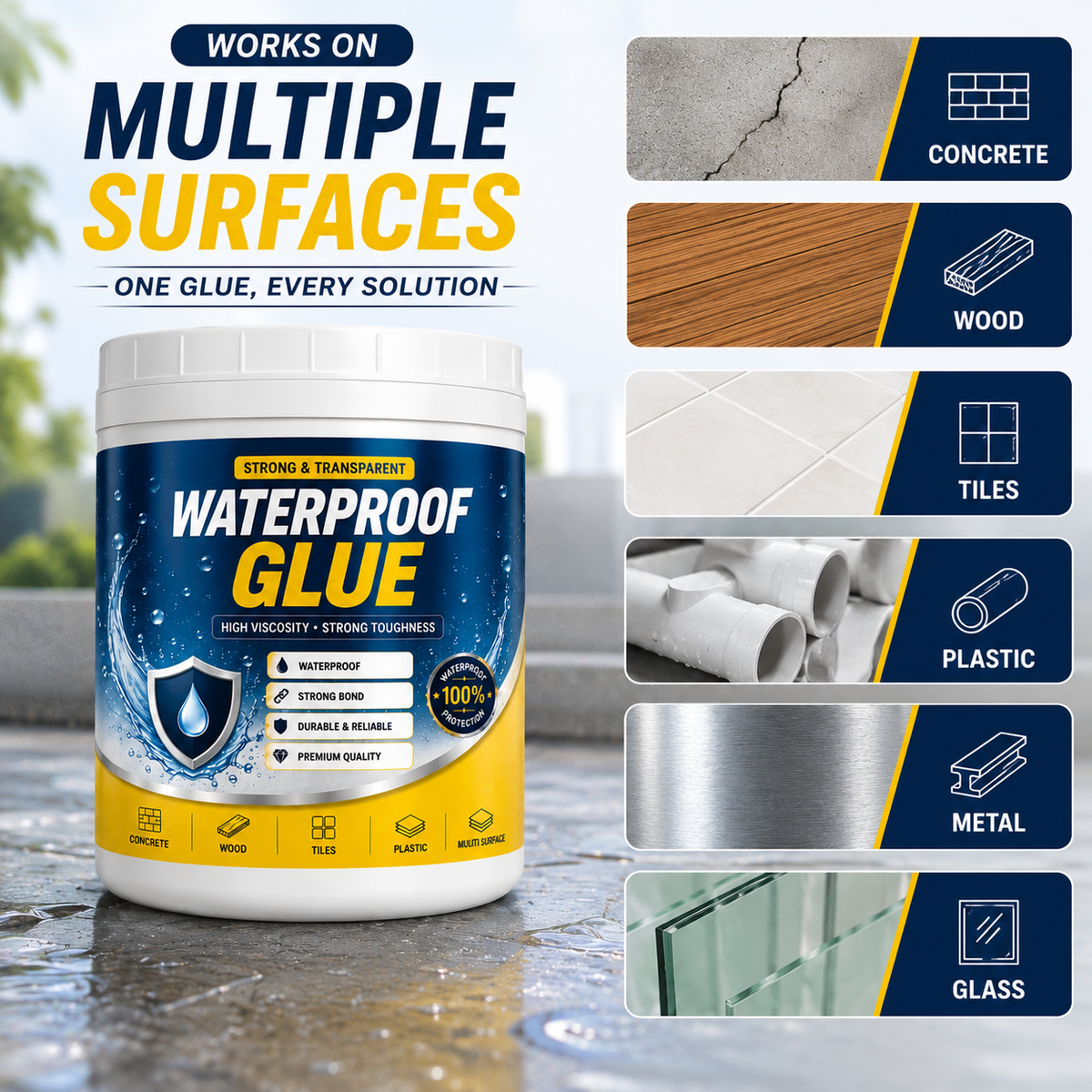 Waterproof Invisible Glue