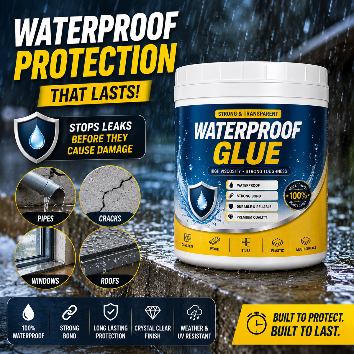 Waterproof Invisible Glue