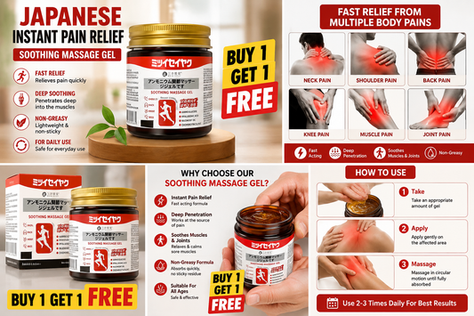 Japanese Instant Pain Relief Soothing Massage Gel (BUY 1 GET 1)