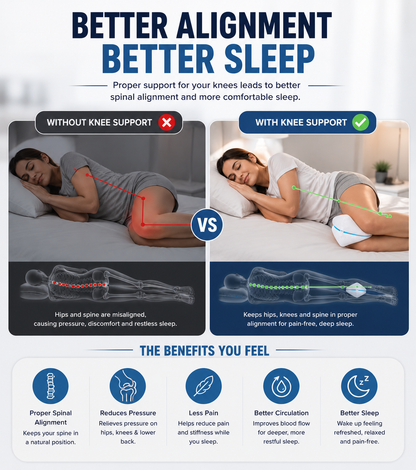AlignEase™ Knee Pillow