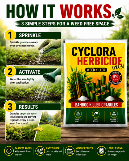 Cyclora Herbicide Granules (Pack of 2)