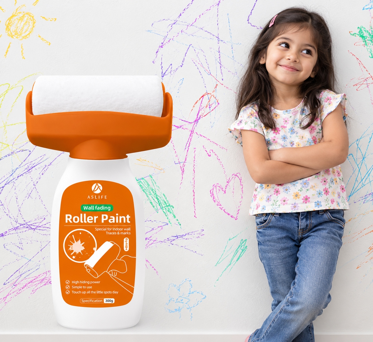 Wall Repair Roller Paint