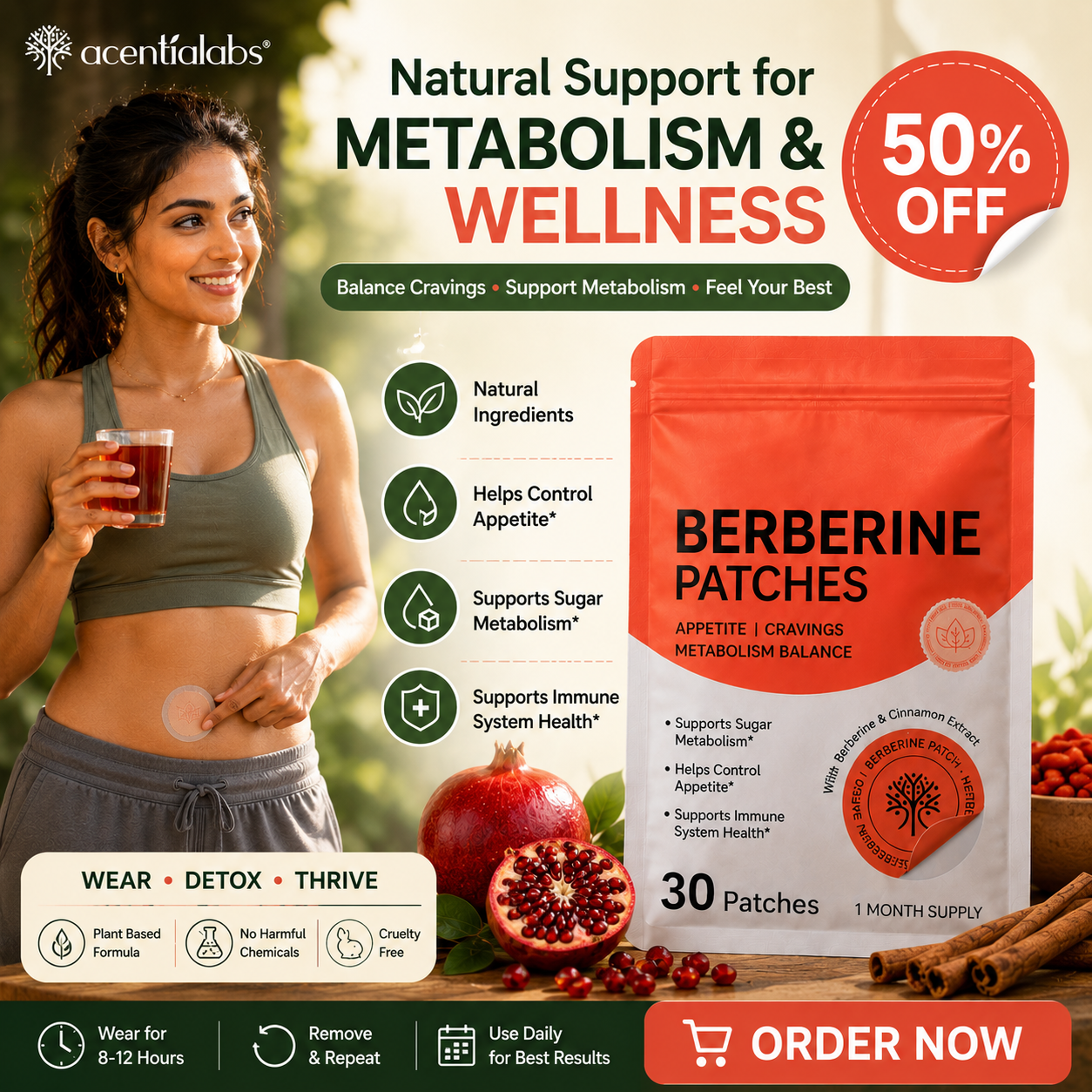 ⭐GLP-1 Berberine - Support Appetite Control & Weight Loss⭐